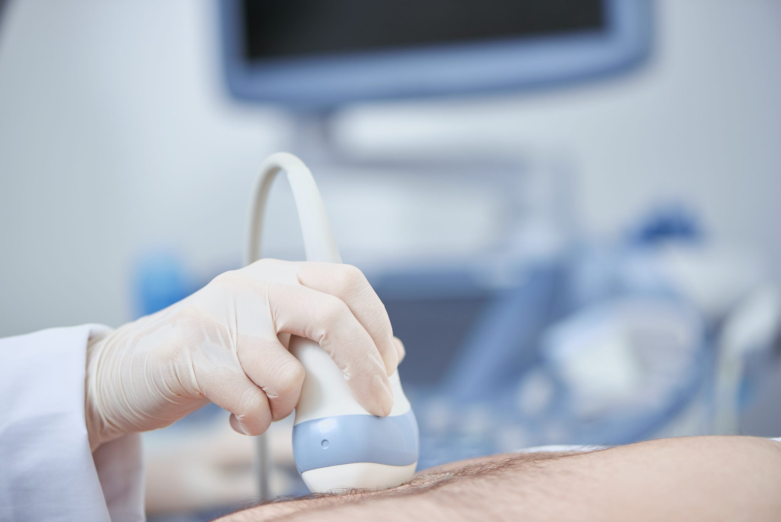 Medical devise working with help of ultra sound.